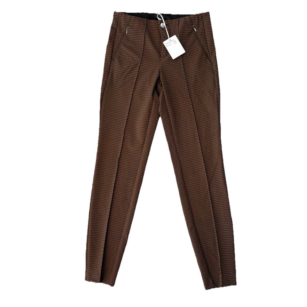 MAC ANNA ZIP WOMEN'S DRESS PANT Chocolate MADE IN GERMANY 32 US 2 MSRP: $255